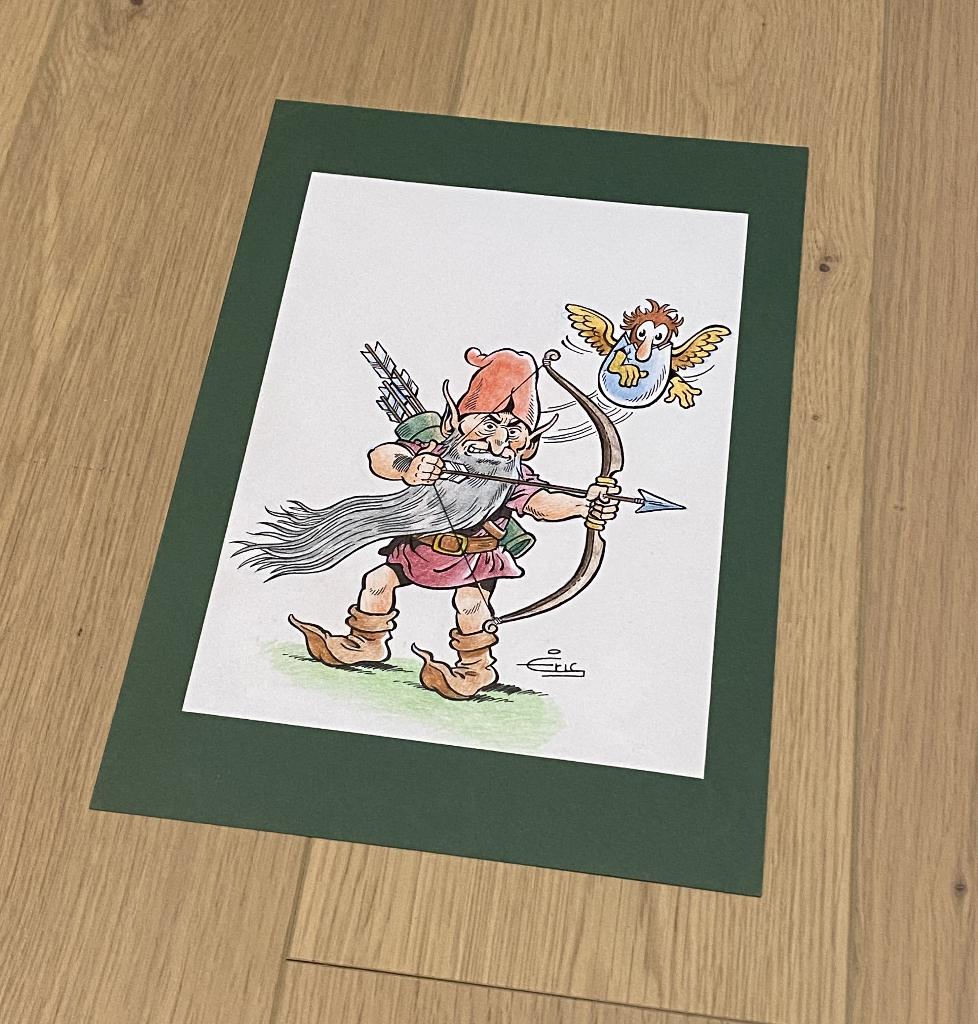 Vandersteen De Geuzen originele tekening Eric De Rop, Boeken, Stripverhalen, Ophalen of Verzenden, Nieuw