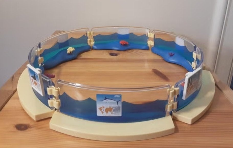 PLaymobil aquarium - compleet, Kinderen en Baby's, Speelgoed | Playmobil, Zo goed als nieuw, Complete set, Overige typen, Ophalen of Verzenden