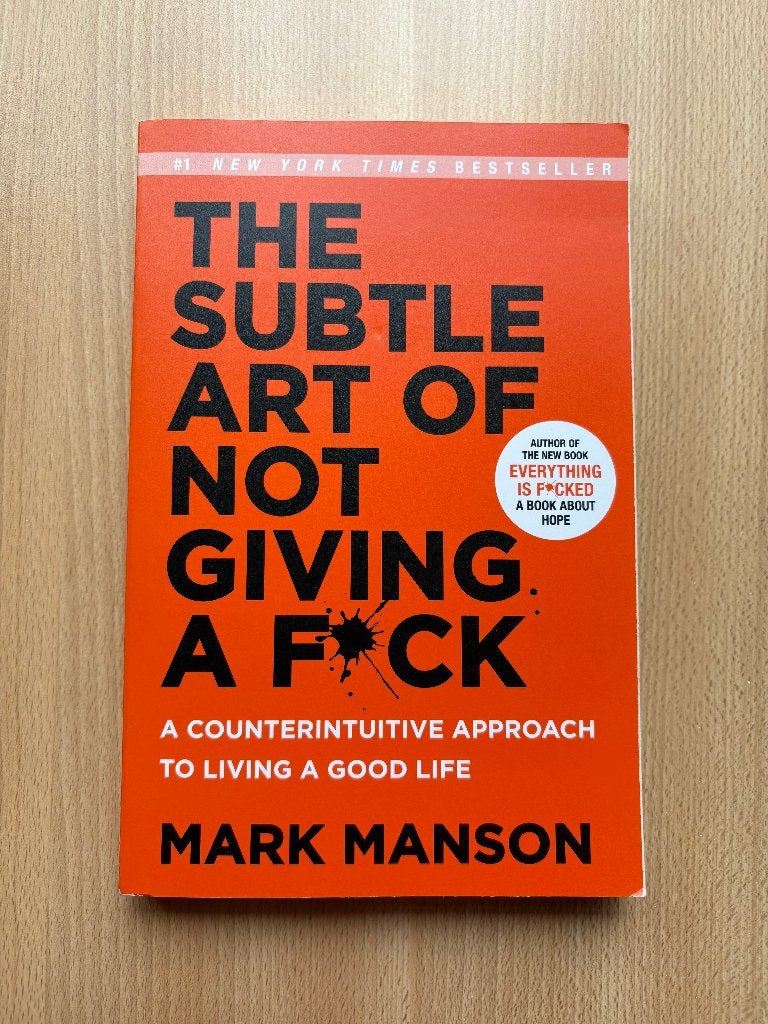 The Subtle Art of Not Giving a F*ck, Livres, Psychologie, Mark Manson, Psychologie cognitive, Enlèvement, Utilisé