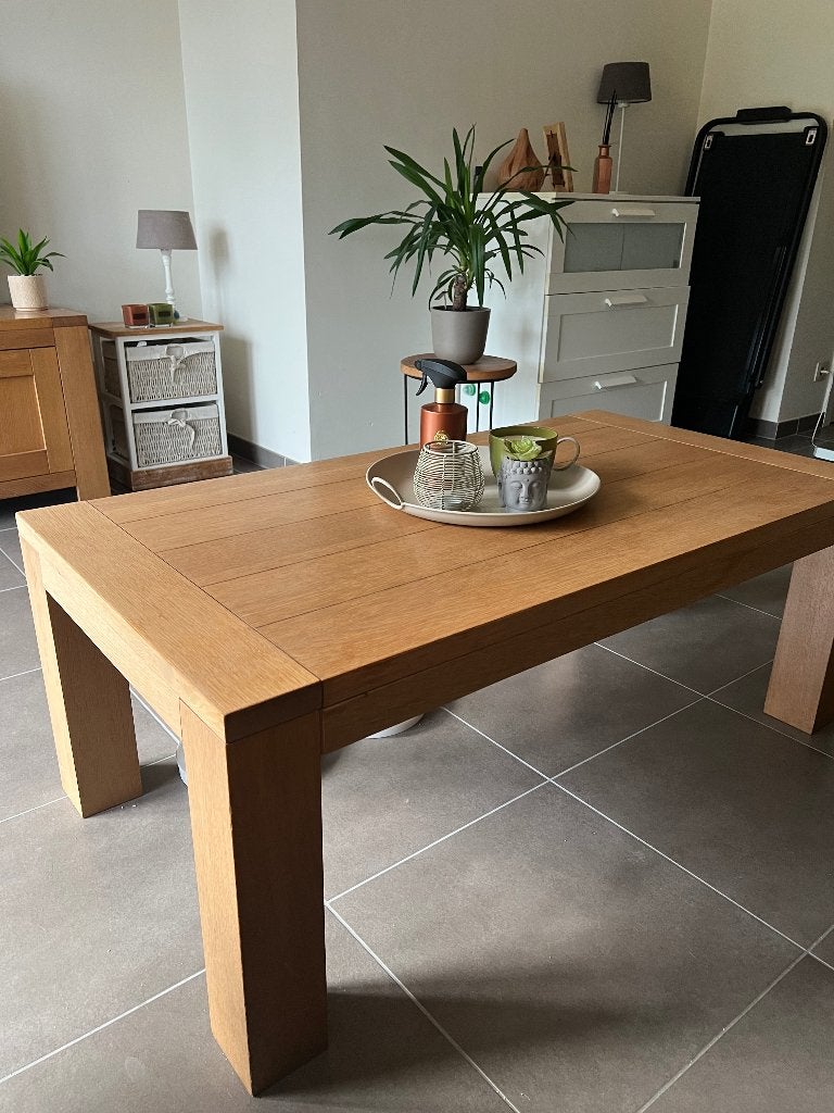 Stevige salontafel eikenlook, 150 à 200 cm, Moins de 50 cm, Enlèvement, Utilisé
