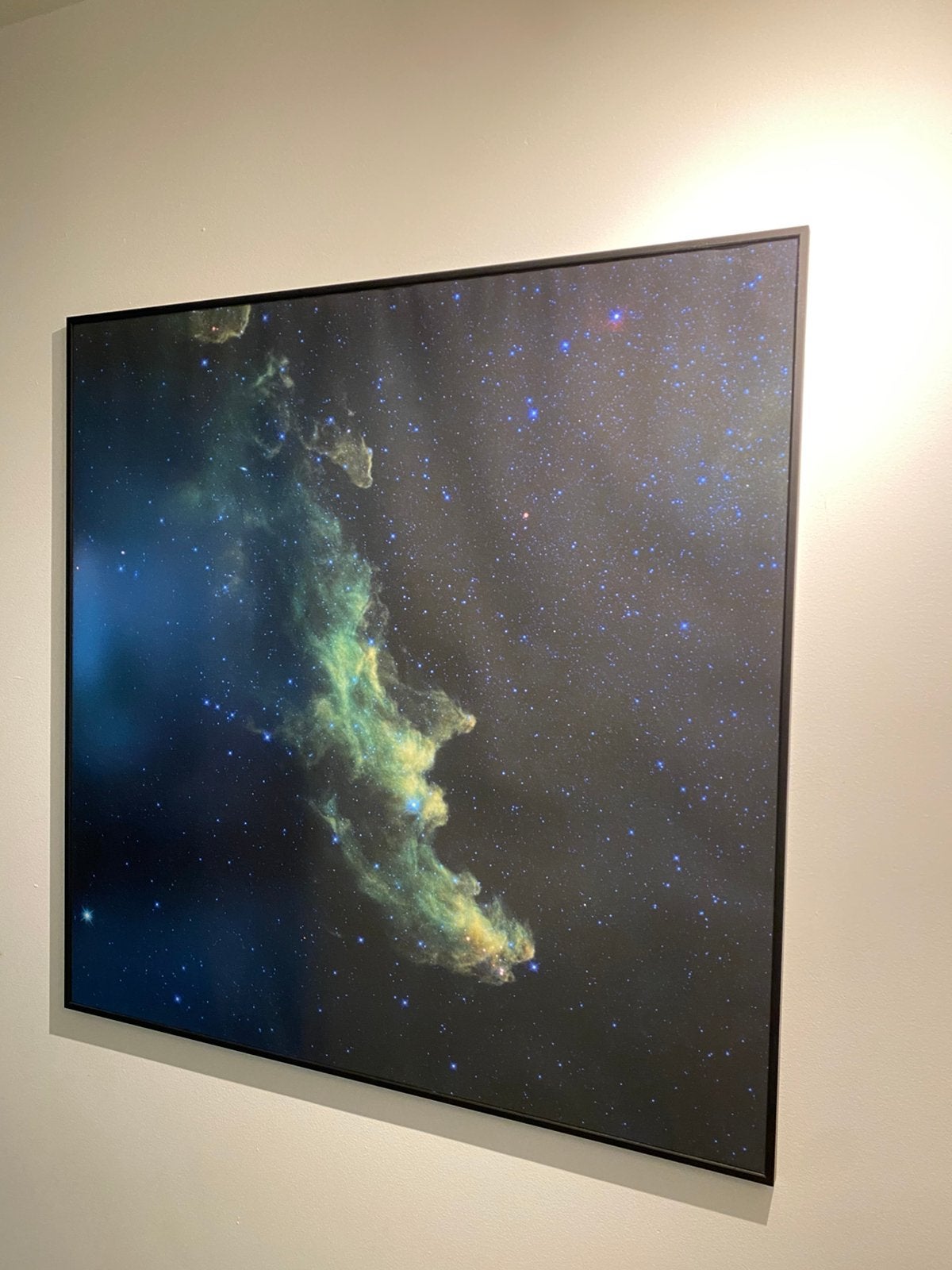 Kuriosis nebula art work 90x90cm incl. kader, Ophalen of Verzenden