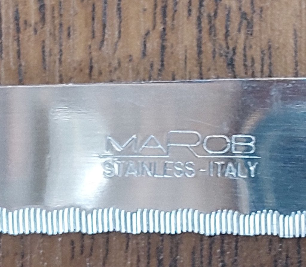 Koksmes - Qdesign - Stainless Steel - zo goed als nieuw, Huis en Inrichting, Ophalen, Zo goed als nieuw, Inox of Chroom, Overige merken