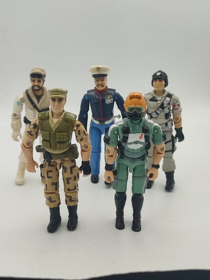 Lot Vintage G.I. Joe figuren - Hasbro - 1986-1988, Verzamelen, Ophalen of Verzenden, Gebruikt