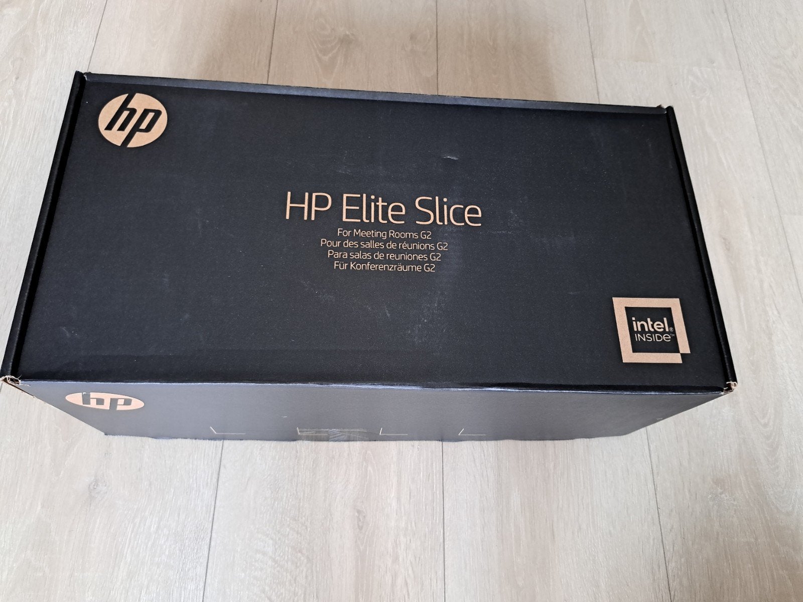 HP elite slice g2 desktop of conferentie-pc gloednieuw nieuw, Ophalen of Verzenden, Nieuw