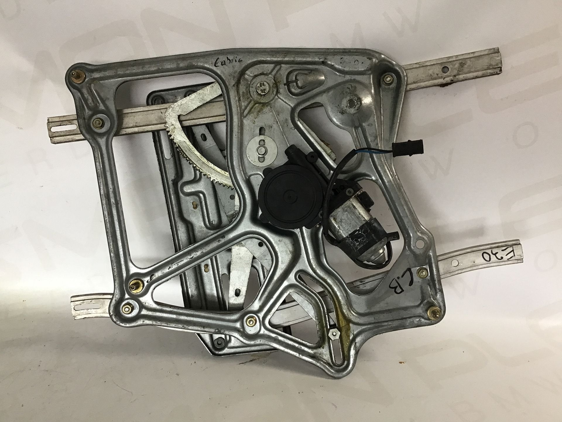 Raammechanisme linksachter BMW E30 Cabrio 51371935643, -, Utilisé, -, Enlèvement ou Envoi