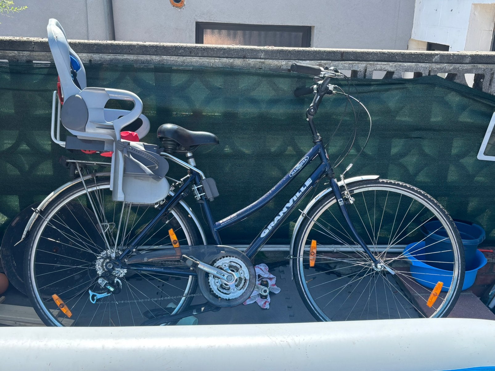 Velo de ville avec siège enfant, Vélos & Vélomoteurs, Vélos | Femmes | Vélos pour femme, Enlèvement, Comme neuf