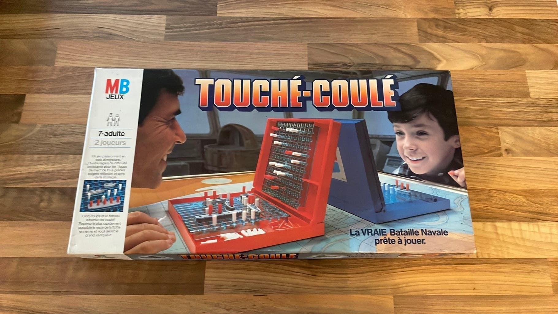 Jeu de société - Touché coulé Vintage, 1 ou 2 joueurs, Enlèvement ou Envoi, Utilisé, MB