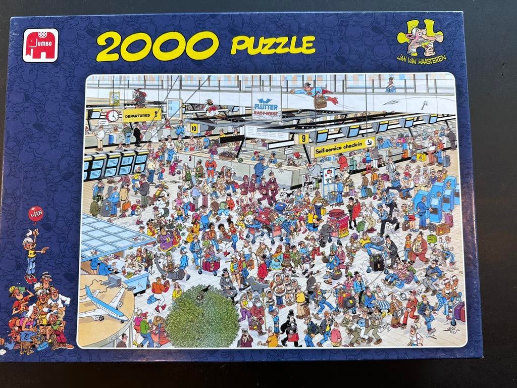 Puzzel Jan Van Haasteren 2000stuks JVH, Hobby en Vrije tijd, Ophalen, Zo goed als nieuw