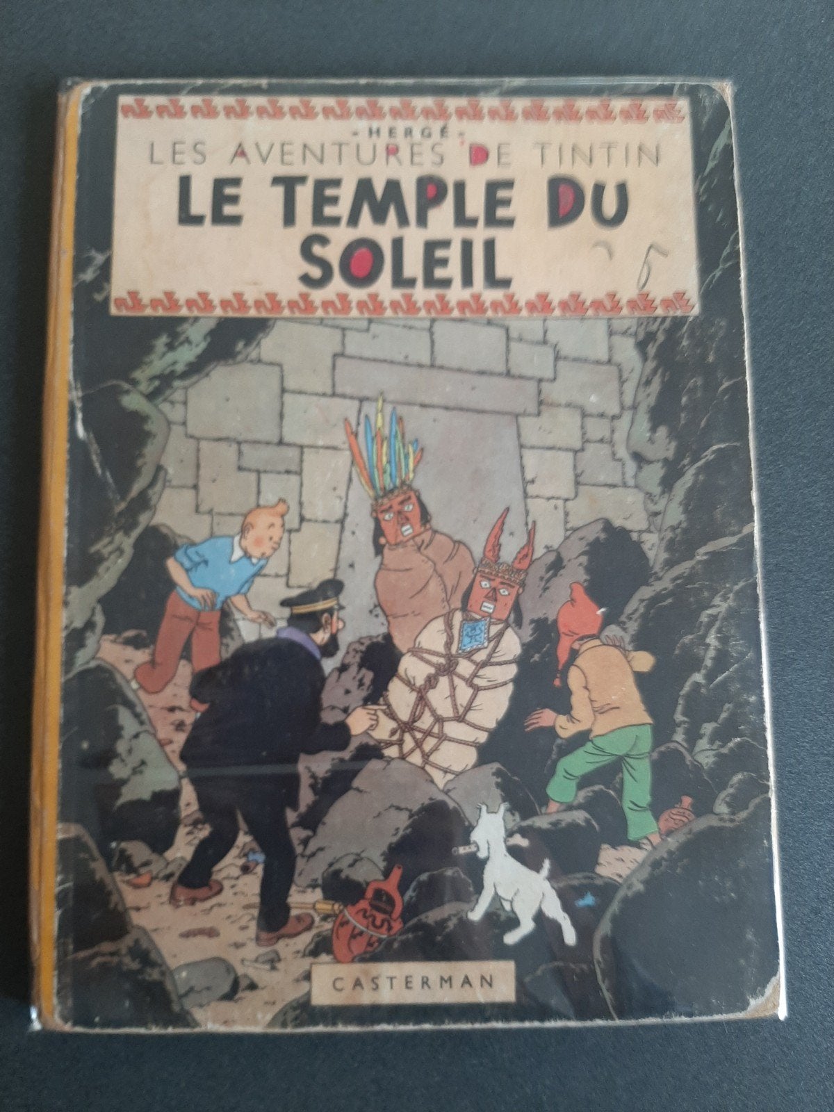 Tintin : Le temple du soleil (second tirage) 1949, Livres