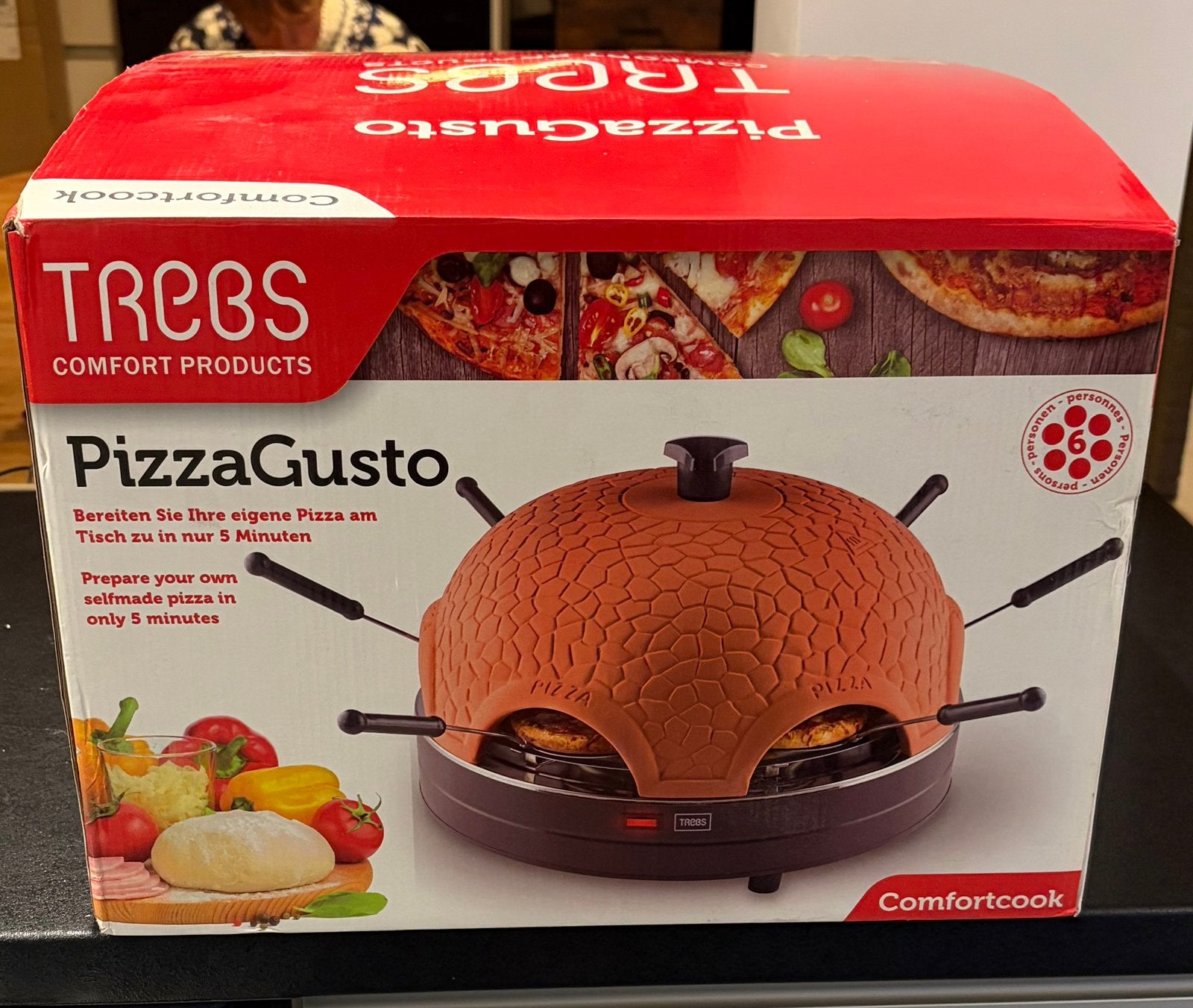Mini pizza bakker, Electroménager, Enlèvement, Comme neuf