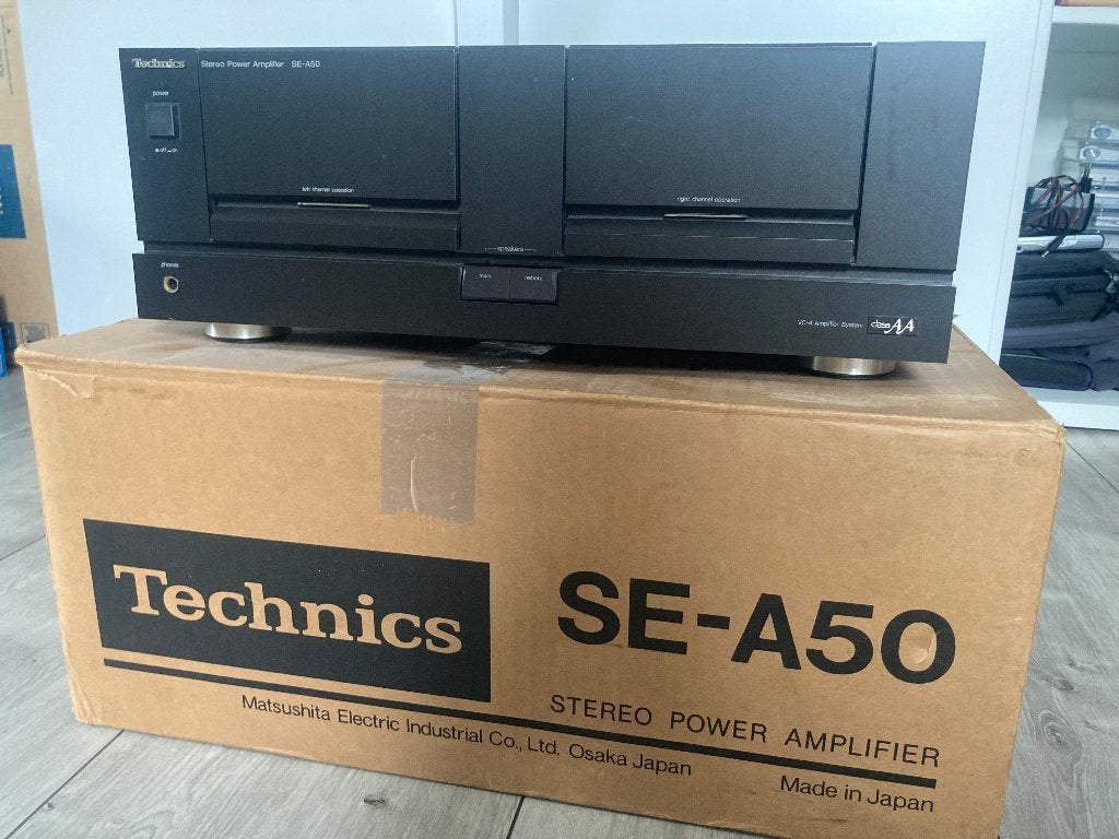 Technics se-a50 eindversterker, TV, Hi-fi & Vidéo, Amplificateurs & Ampli-syntoniseurs, Autres marques, Enlèvement, 120 watts ou plus