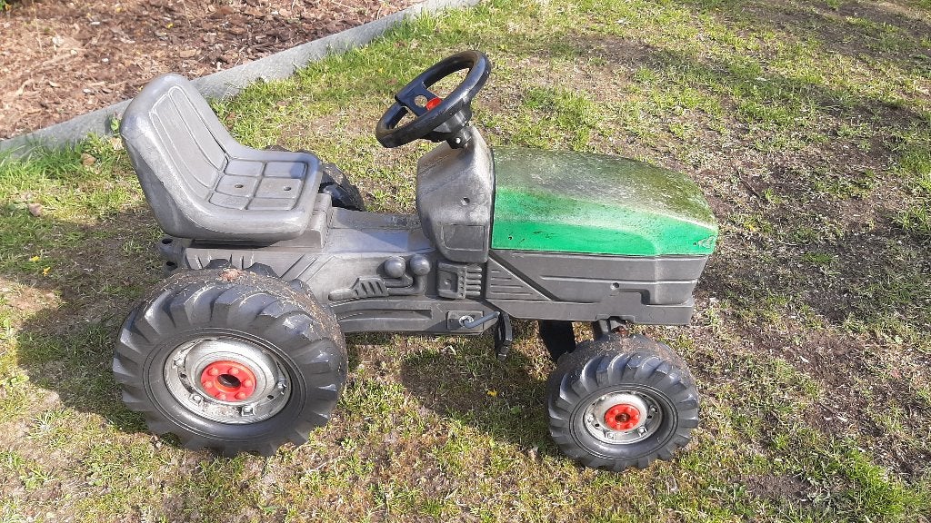 Speelgoed tractor donkergroen, Kinderen en Baby's, Speelgoed | Buiten | Skelters, Ophalen, Gebruikt, Overige merken