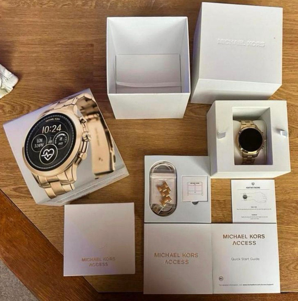 Michael Kors smartwatch-gold, Bijoux, Sacs & Beauté, Montres connectées, Comme neuf, Android, État, Enlèvement