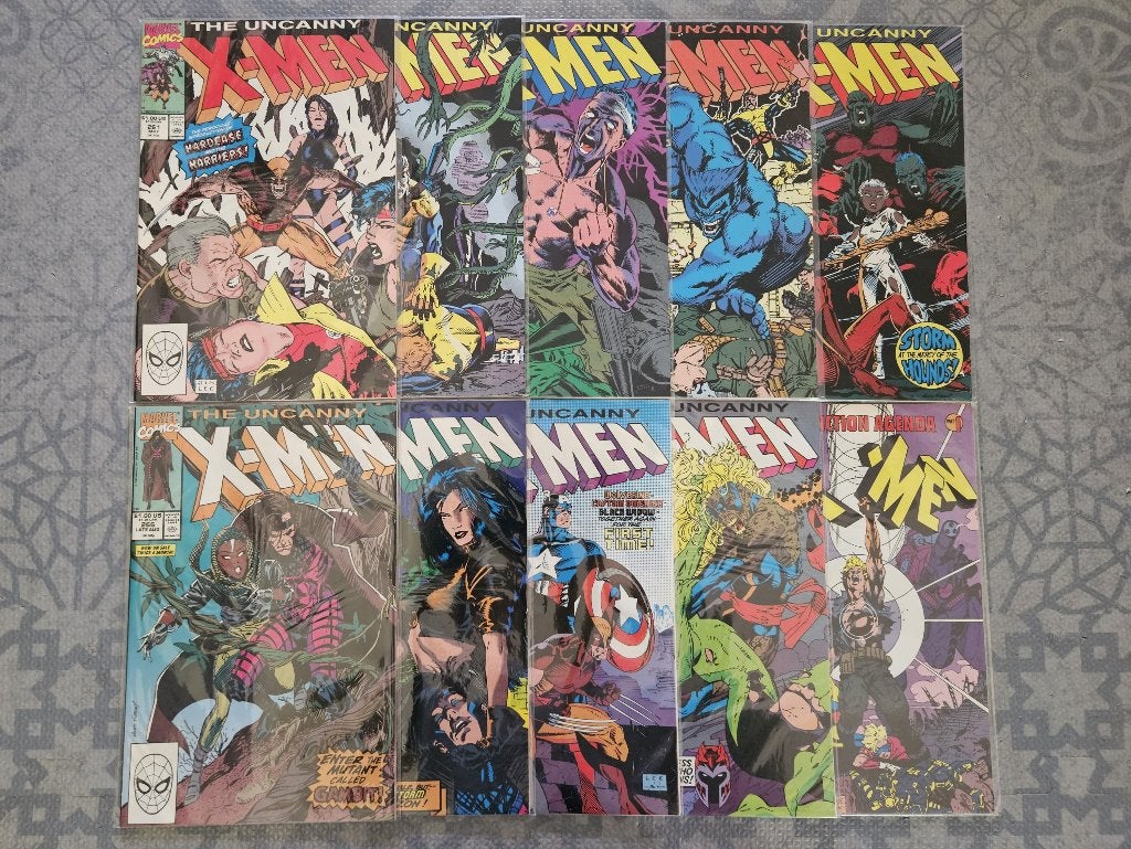the Uncanny X-Men (vol.1) #261-270 (1990), Livres, BD | Comics, Enlèvement ou Envoi, Série complète ou Série, Utilisé, Amérique
