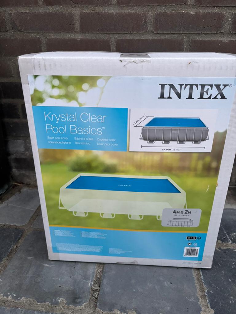 Intex solar  cover 200 op 400, Ophalen, Zo goed als nieuw