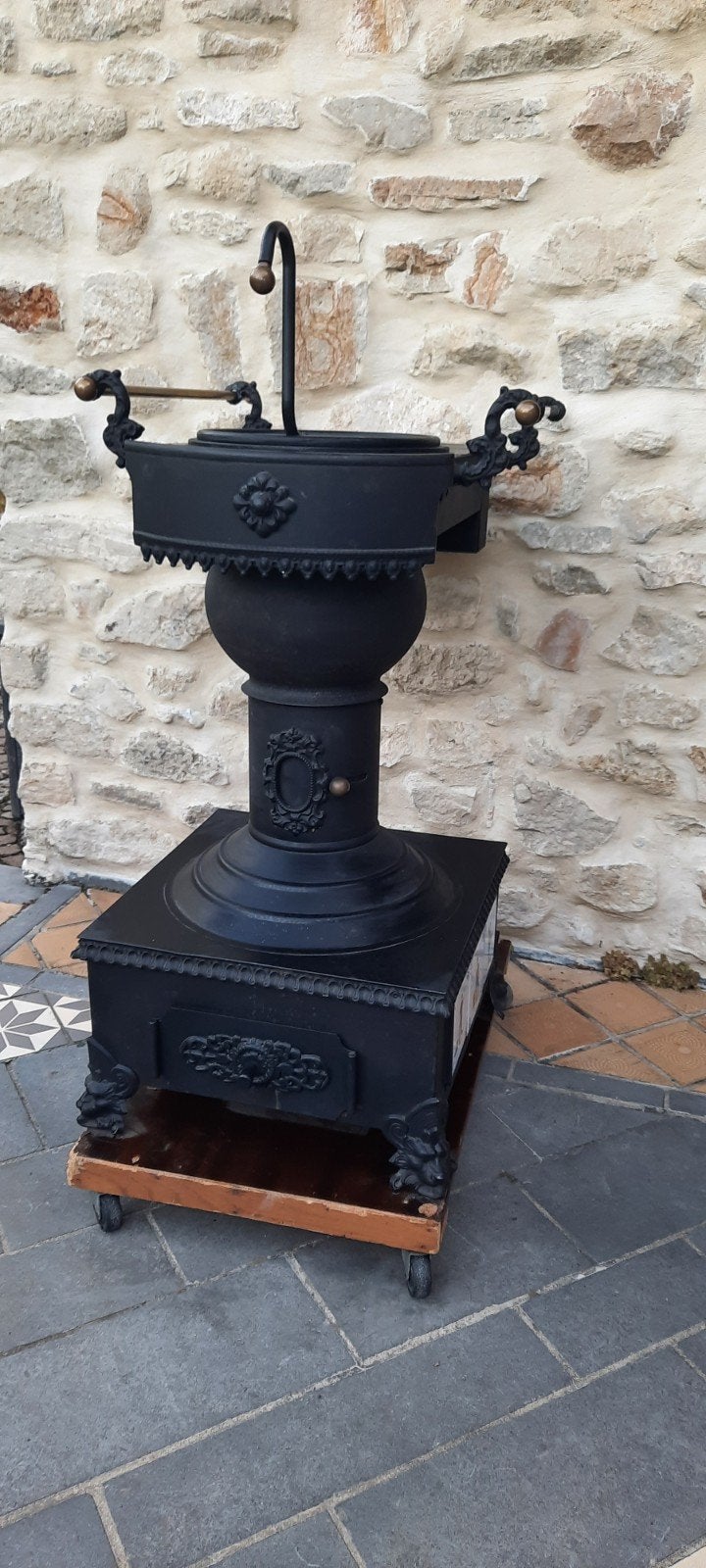 Design kachel, Ophalen