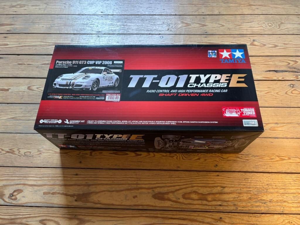 Coupe Tamiya Porsche 911 GT3 2008 (NIB), Hobby & Loisirs créatifs, Neuf, Échelle 1:10, Enlèvement ou Envoi, Voiture on road