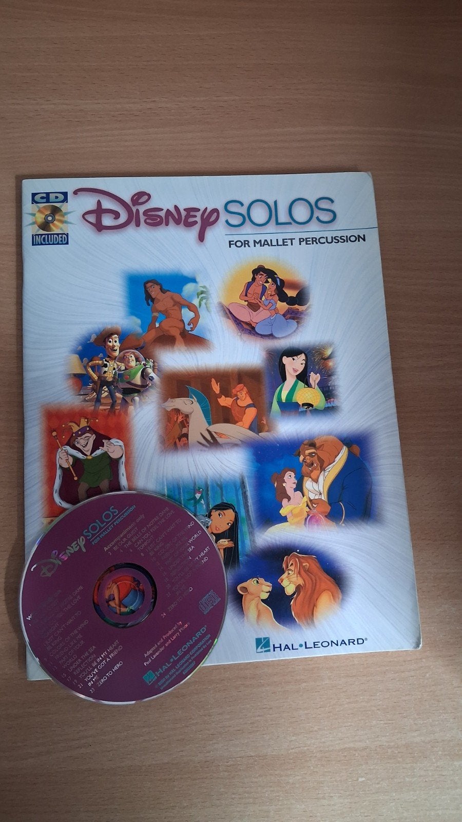 Disney solo's for mallet percussion + cd, Enlèvement
