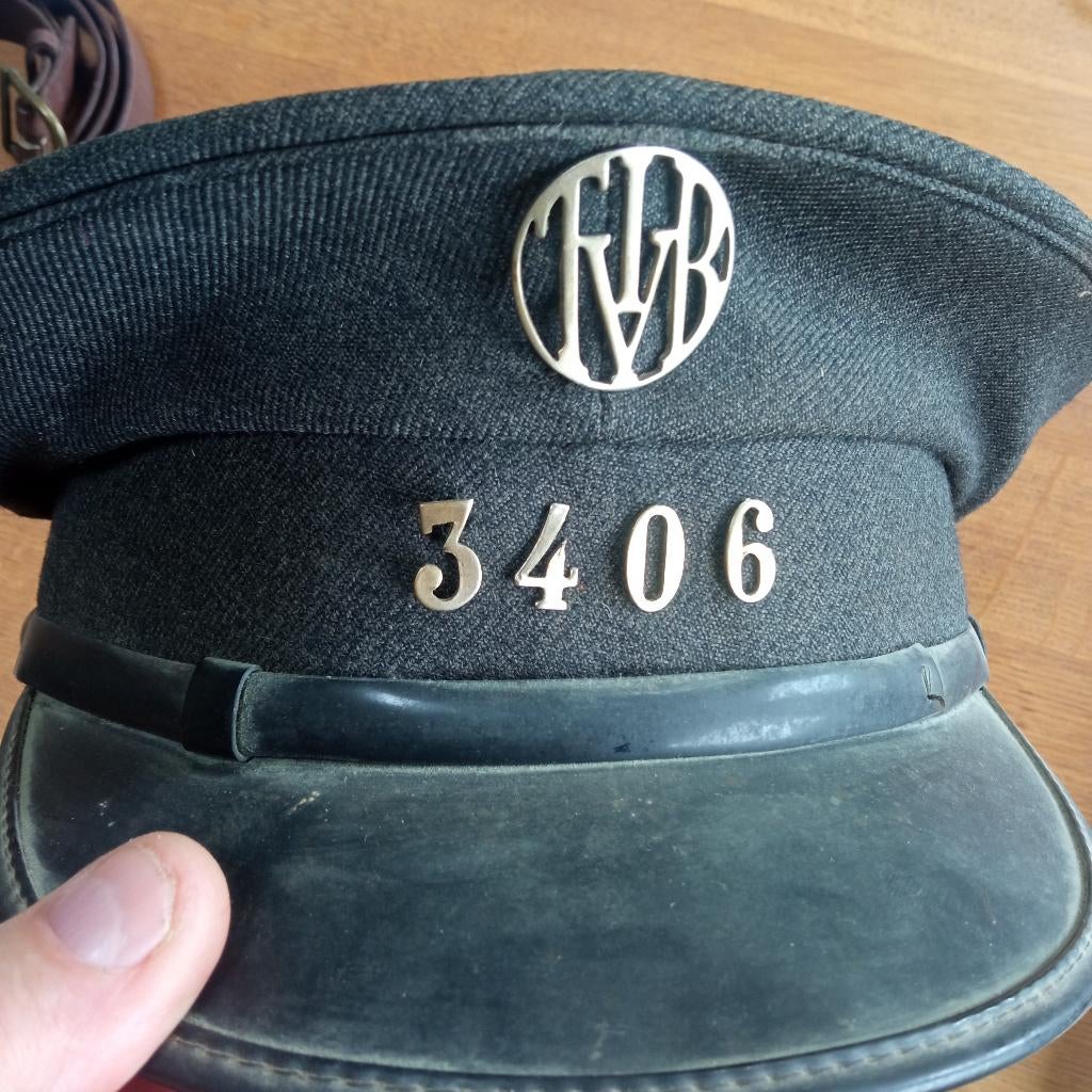 Oude Kepi, Verzamelen, Spoorwegen en Tram, Ophalen of Verzenden, Gebruikt, Overige soorten, Overige typen