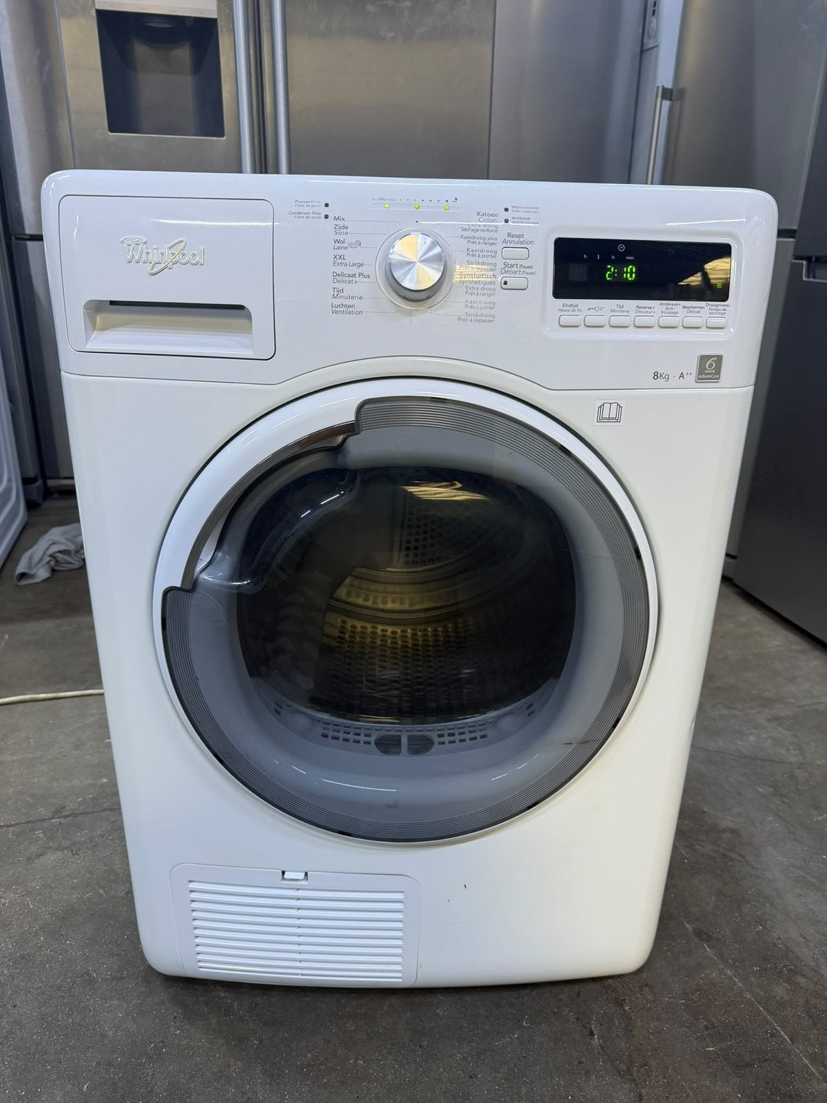 Droogkast Whirlpool A++ 8 kg met GARANTIE, Elektronische apparatuur, Ophalen, Zo goed als nieuw