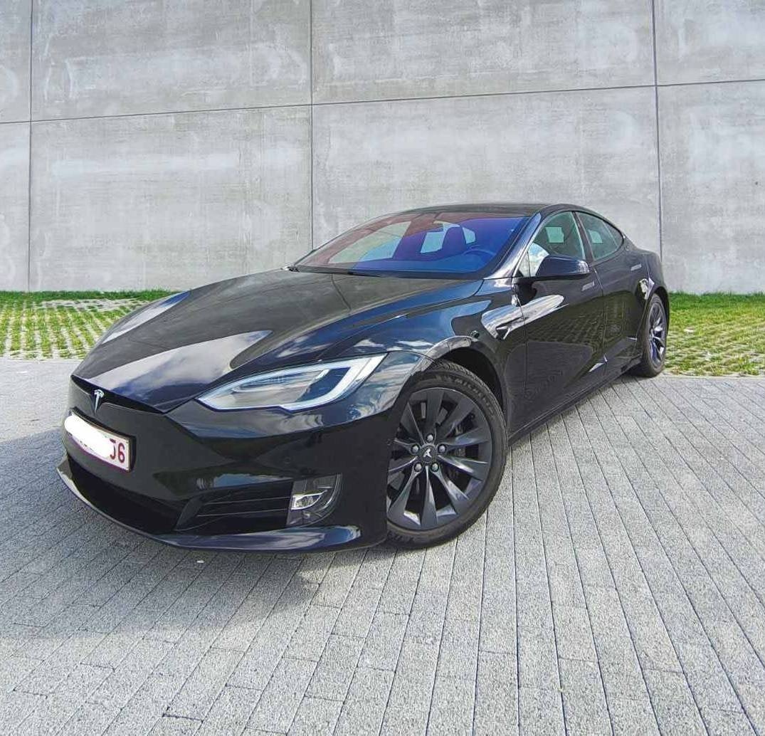 TESLA MODEL S 75D, Auto's, Automaat, Zwart, Model S, Alcantara