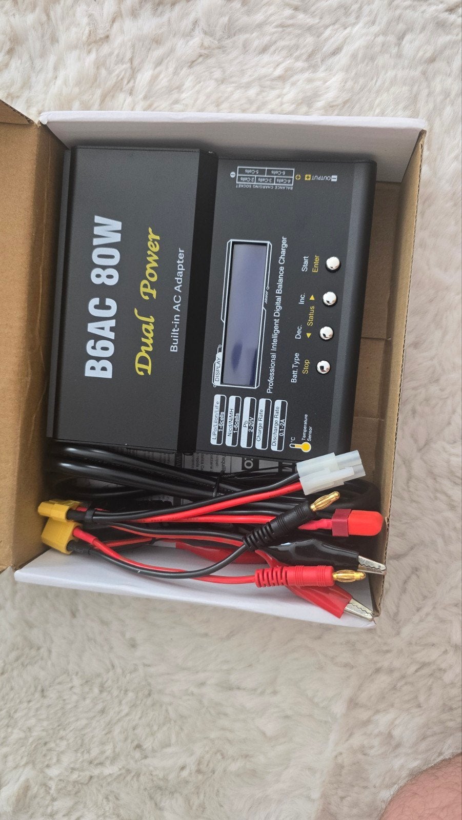 B6AC 80W Dual Power acculader, Ophalen, Nieuw