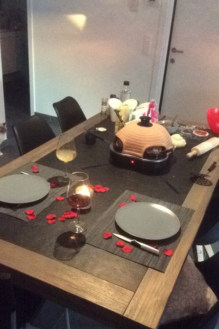 Tafel hout met lei look bovenblad, Ophalen, Gebruikt, Rechthoekig