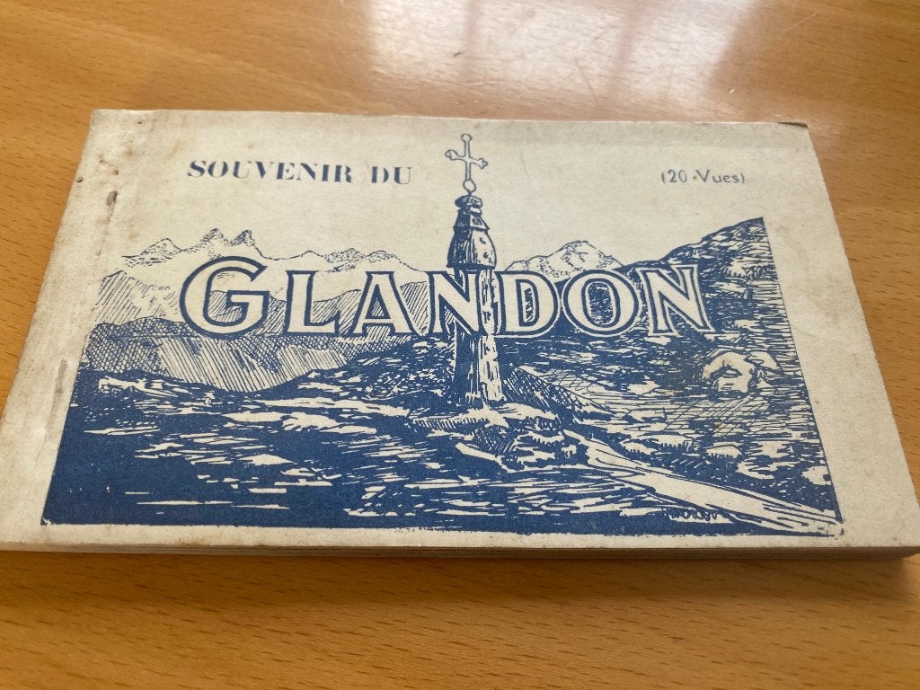 Oud fotoboekje Glandon FR, Ophalen of Verzenden, 1920 tot 1940, Ongelopen, Frankrijk