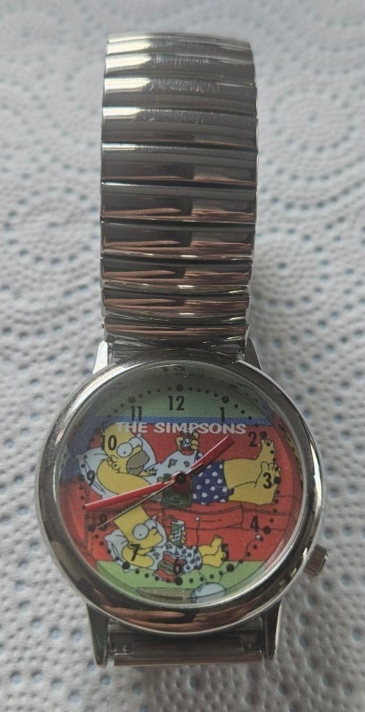 Montre The Simpsons Vintage – Famille – Bracelet Acier, Enlèvement ou Envoi
