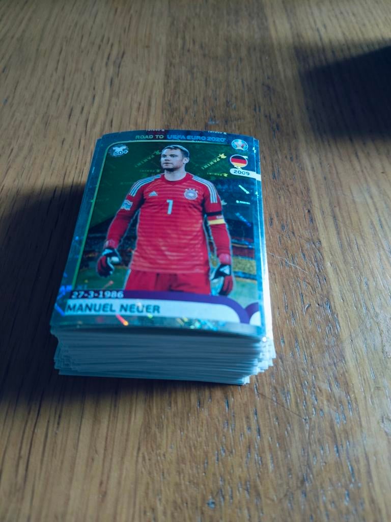 123 Panini stickers Road to euro 2020, Enlèvement ou Envoi