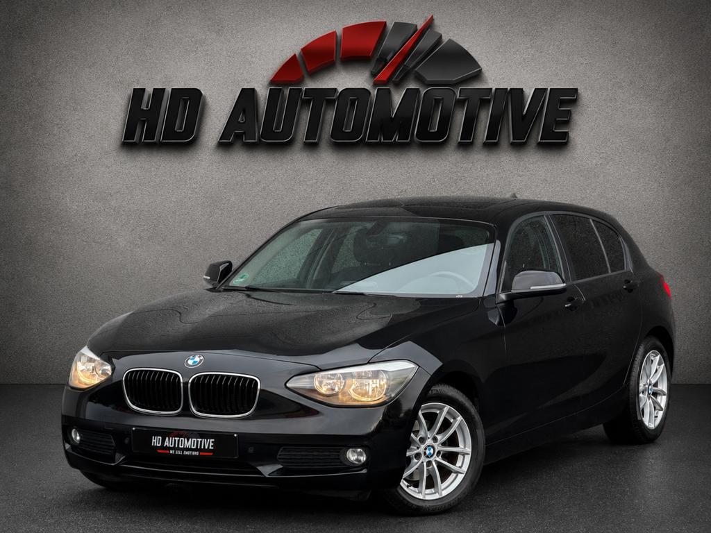 BMW 116i Automaat – Airco – PDC – Open Dak – 12M Garantie, Zwart, 4 cilinders, Zwart, 5 zetels
