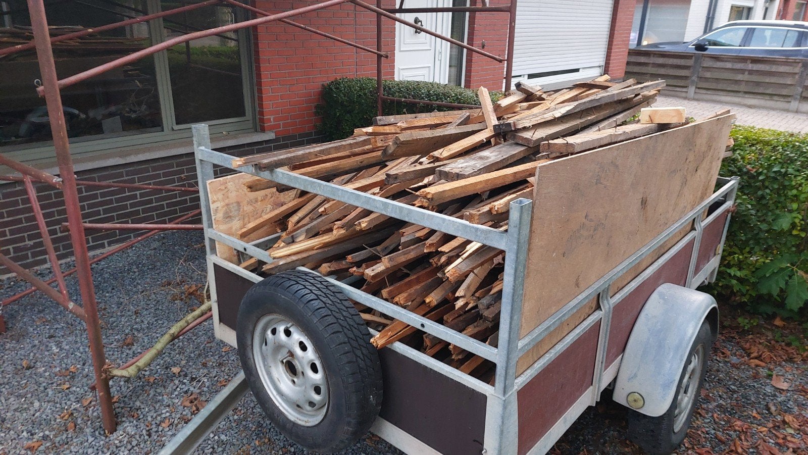 gratis stoothout, Tuin en Terras, Minder dan 3 m³, Ophalen, Overige houtsoorten