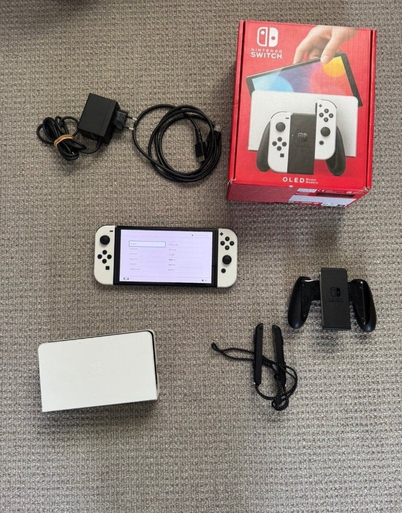 Nintendo switch oled wit, Enlèvement ou Envoi, Switch OLED