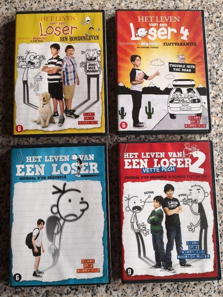 dvds Diary of a wimpy kid 1,2,3,4 uit te kiezen, Enlèvement ou Envoi