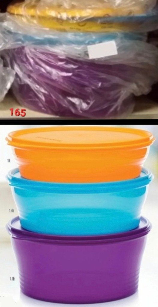 Tupperware ClassicoKommenset 3-delig, Huis en Inrichting, Keuken | Tupperware, Overige kleuren, Nieuw, Ophalen of Verzenden, Met deksel
