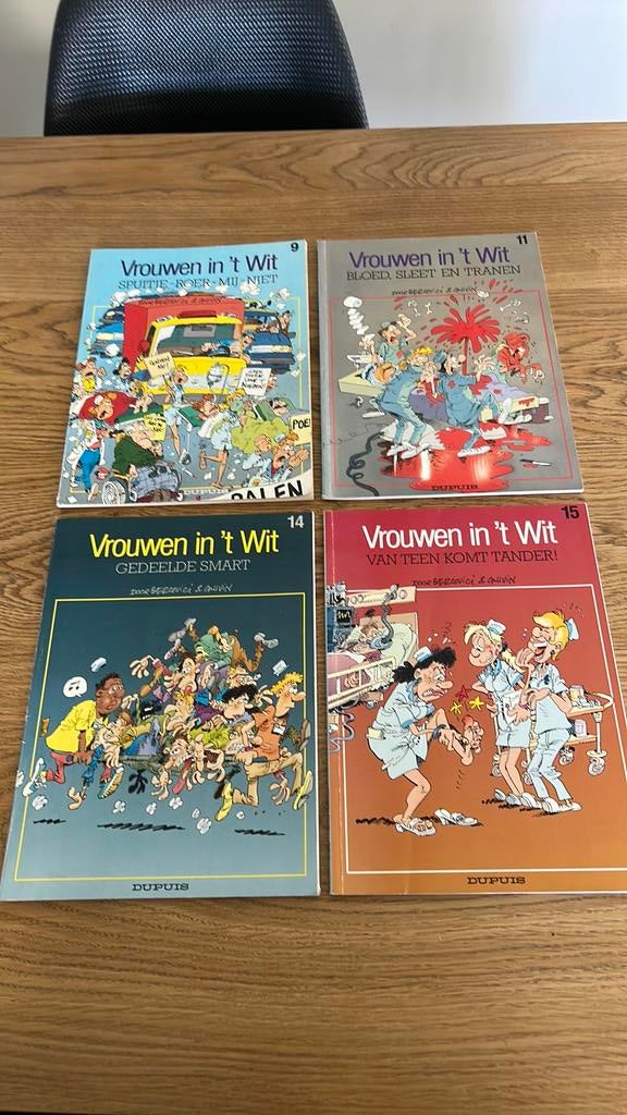 Strips Vrouwen in 't wit, Boeken, Stripverhalen, Meerdere stripboeken, Ophalen of Verzenden, Zo goed als nieuw