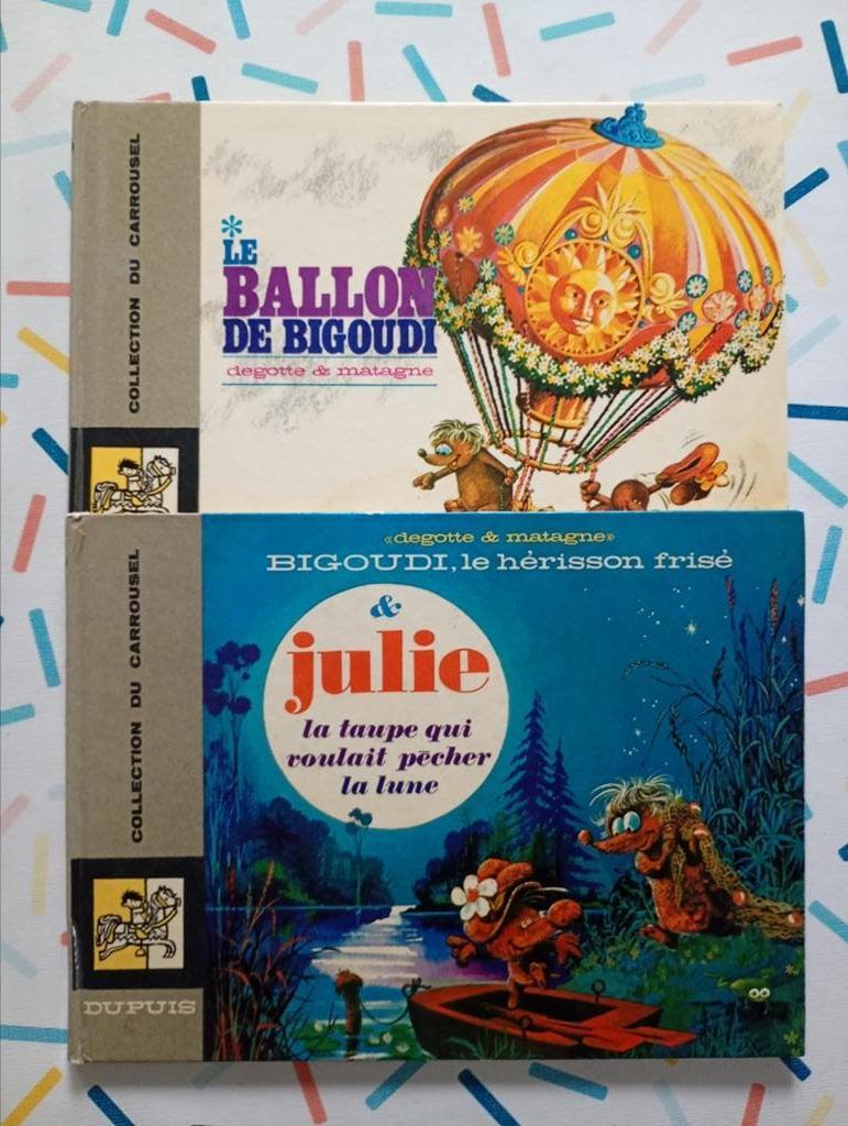Lot 2 Bigoudi Degotte Matagne Carrousel, Livres, BD, Utilisé, Plusieurs BD, Enlèvement ou Envoi