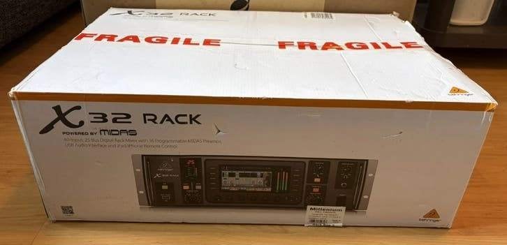 Behringer X32 Rack Digital Mixer Nauwelijks gebruikt!, Musique & Instruments, Enlèvement ou Envoi, Comme neuf, 20 canaux ou plus