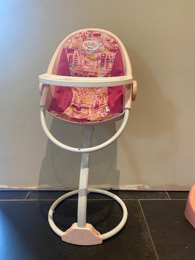 Eetstoel pop, Ophalen, Gebruikt, Babypop