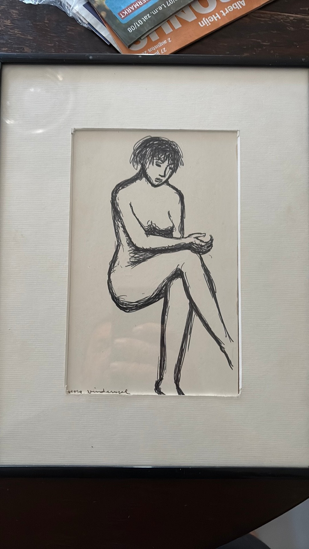 Georg vindevogel, Ophalen, Tekening, Handgemaakt