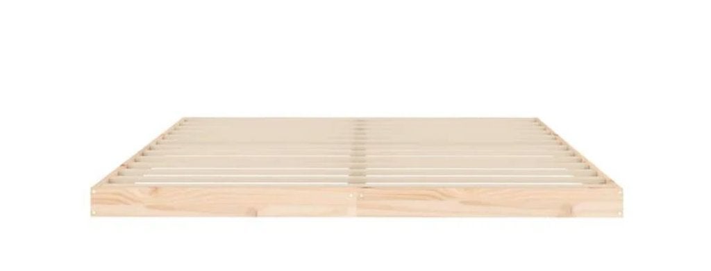 Massief grenenhouten balken (ex-bedframe 160x200), Huis en Inrichting, Slaapkamer | Bedden, Ophalen, Gebruikt, Tweepersoons, 200 cm