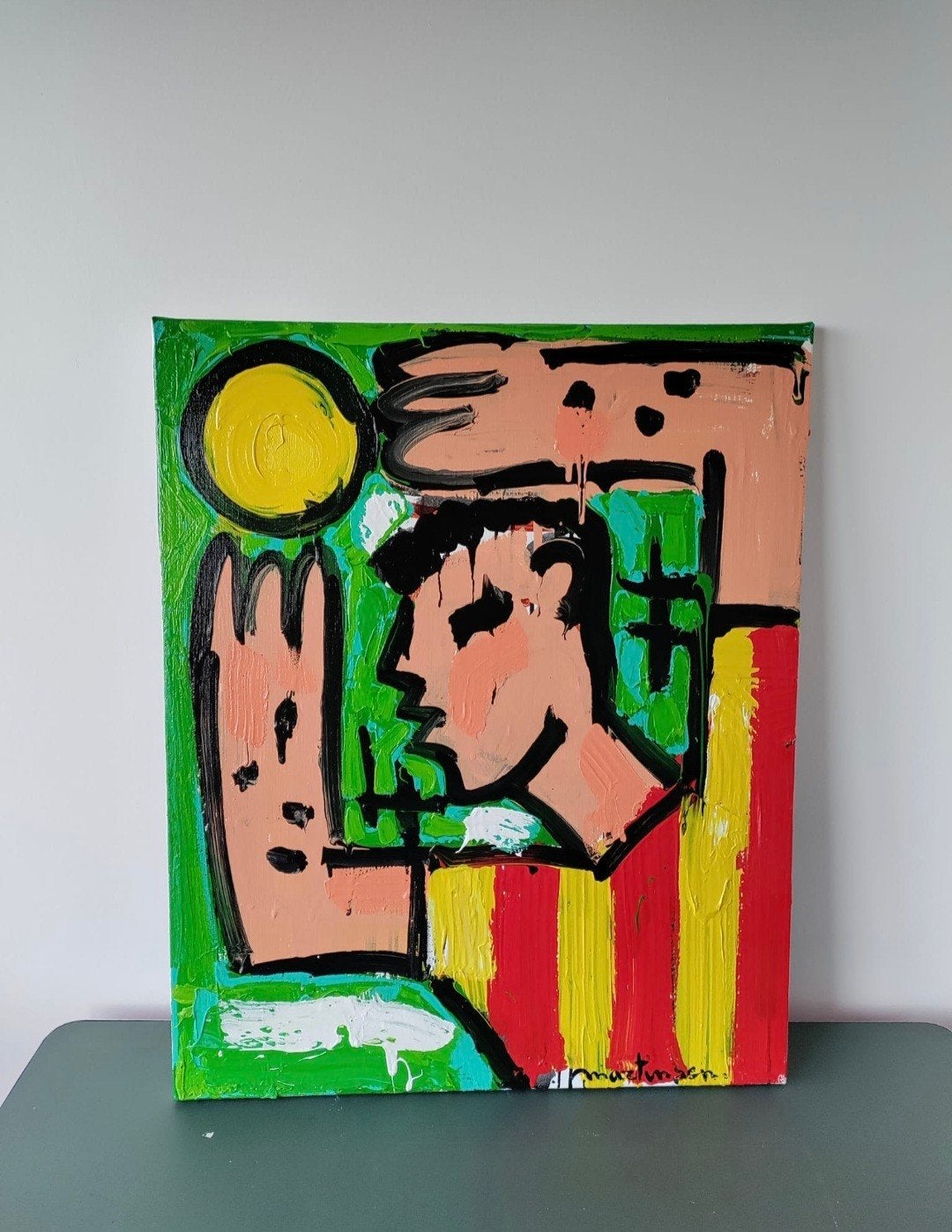 Peinture de Luc Martinsen, Enlèvement ou Envoi, Peinture acrylique