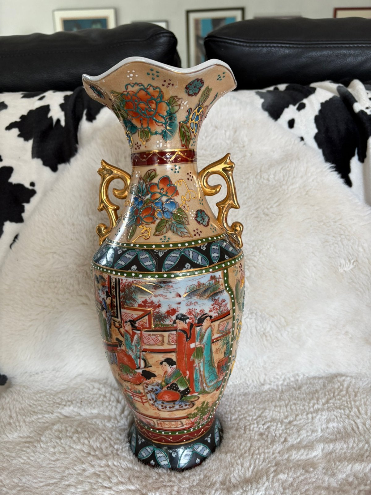 Chinese vaas, Ophalen
