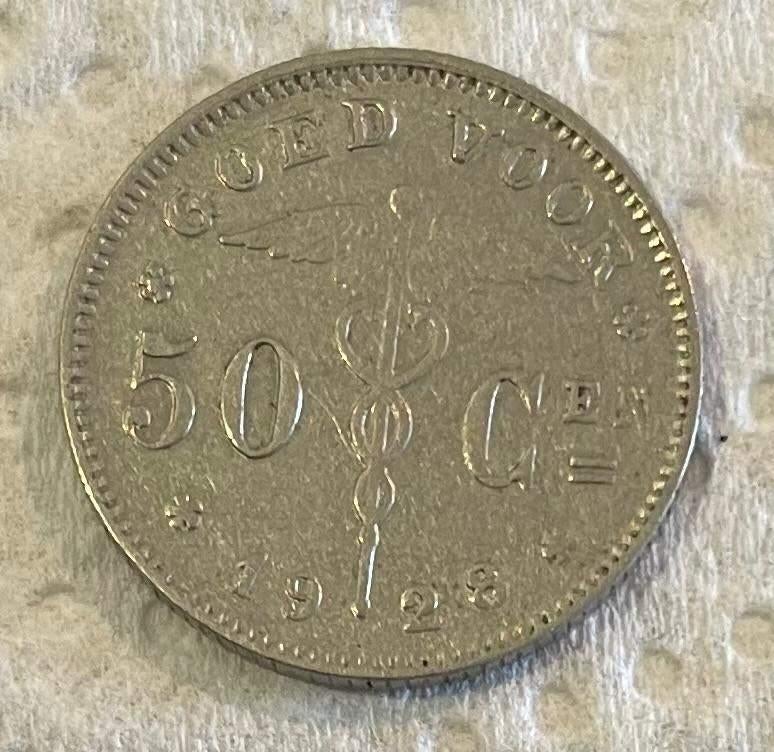 Munt 50 cent, Ophalen of Verzenden, België, 50 cent, Losse munt