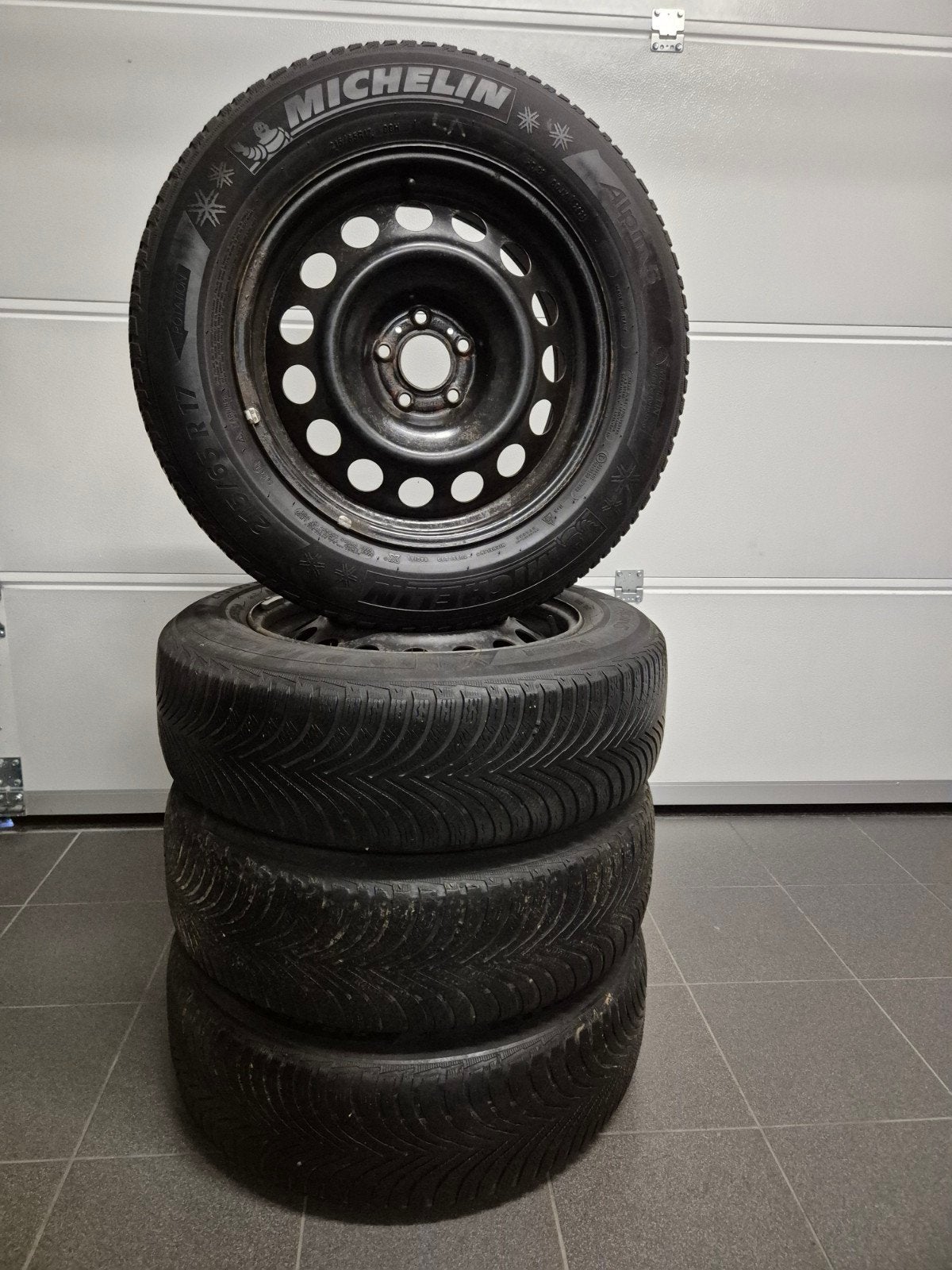set Winterbanden 5x108 65,1mm Peugeot 5008!, Auto-onderdelen, Ophalen, 215 mm, 17 inch, Winterbanden