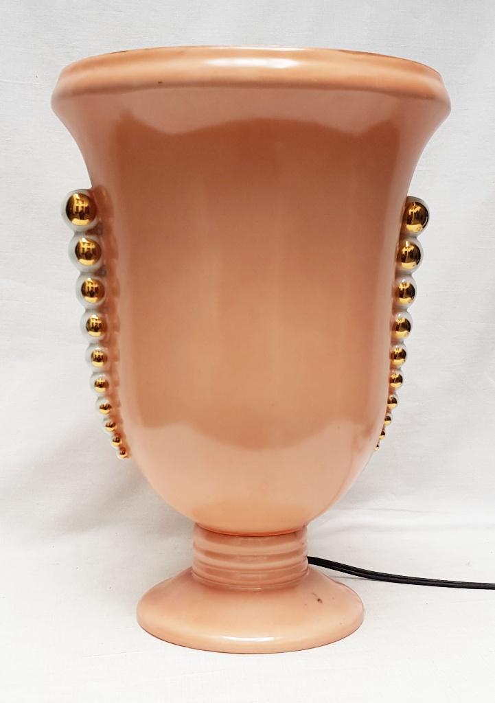 Lampe Art Déco  - 'Uplighter' - Porcelaine., Enlèvement ou Envoi