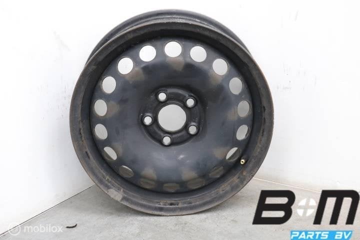 1 losse 15 ich stalen velg VW Polo 2G 2Q0601027A, Gebruikt, Velg(en)