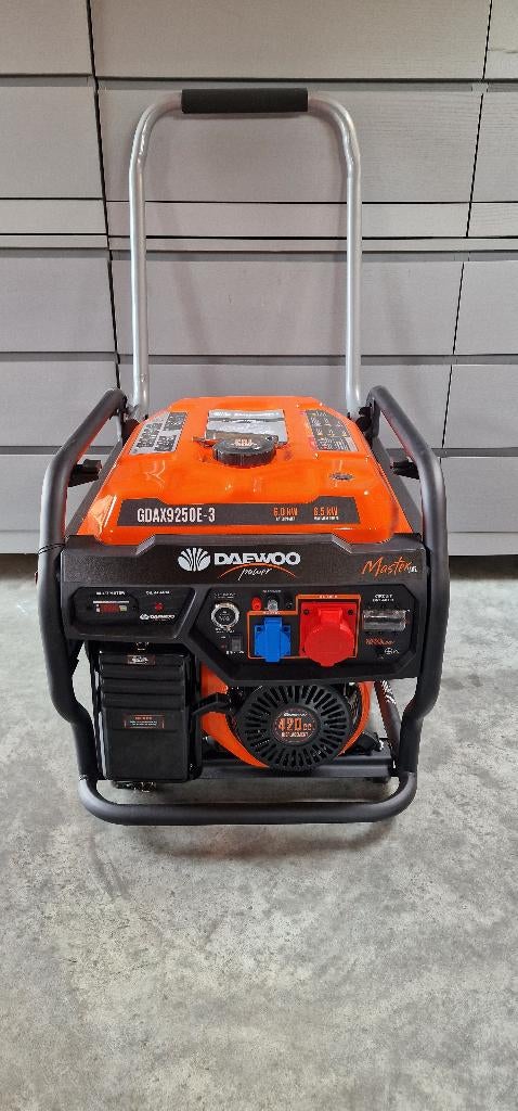 Daewoo generator GDAX9250E  6,5 KW nieuw., Ophalen, Elektrisch startend, Benzine, Nieuw