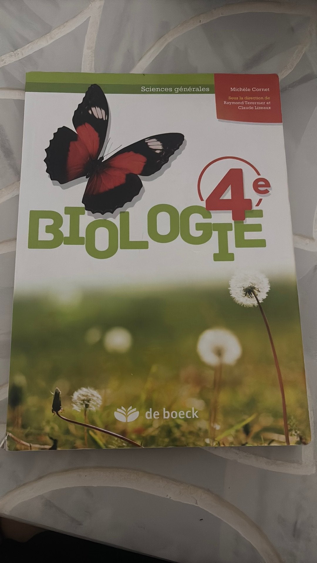 Manuel de Biologie 4e - Sciences générales - bon état, Livres, Enlèvement, Comme neuf