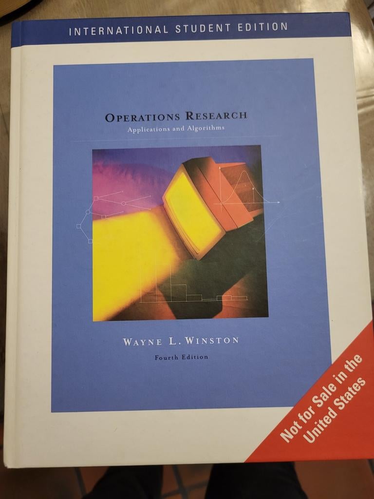 Operations research Wayne L. Winston, Boeken, Ophalen